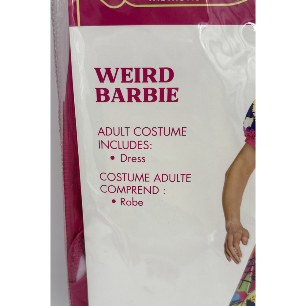 Weird Barbie The Movie Halloween Costume Adult Size Small 4-6 Cosplay New - Picture 4 of 5